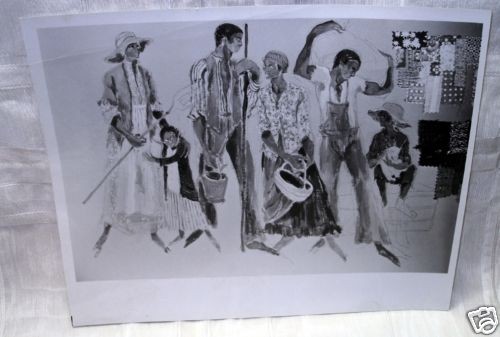 photo of costume sketch Huckleberry Finn (1974)