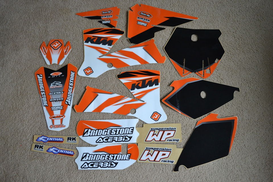 FLU DESIGNS TSI TEAM GRAPHICS & BACKGROUNDS KTM SX85 KTM85 SX85 2004 