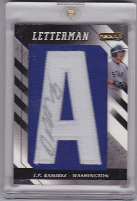 2008 J.P. Ramirez Letterman Rookie Auto 100s of items for sale