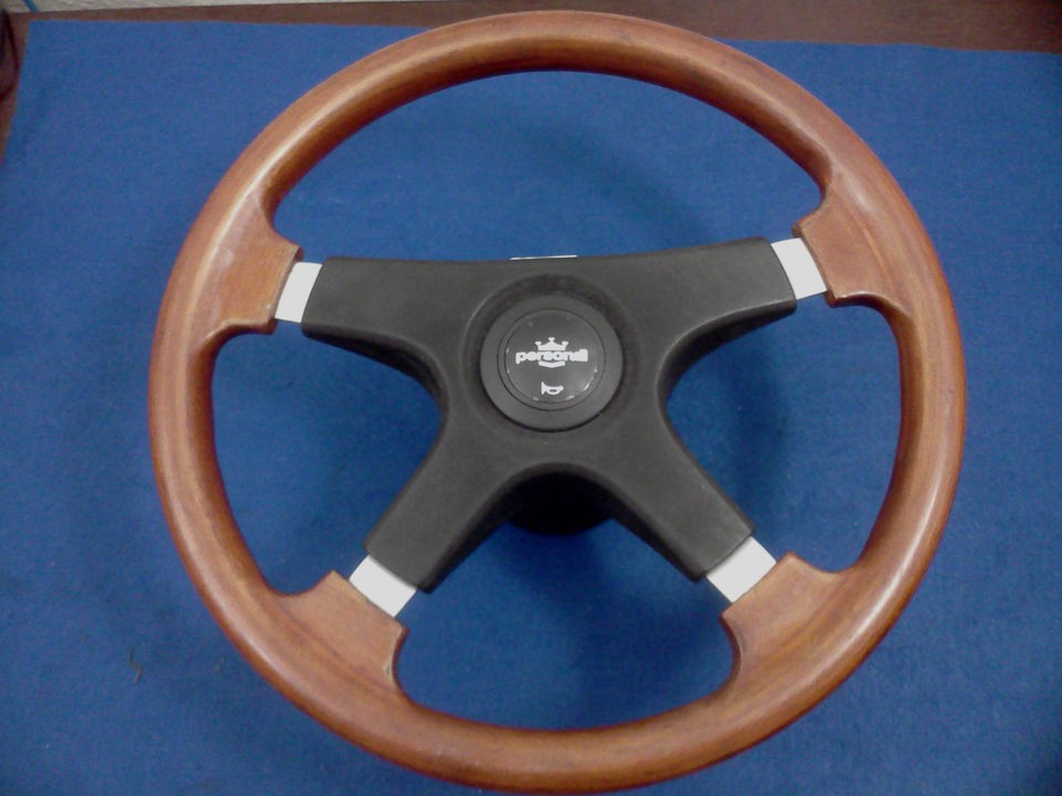 RARE PERSONAL FITTIPALDI 4 SPOKE FITTI STEERING WHEEL NARDI ITALY