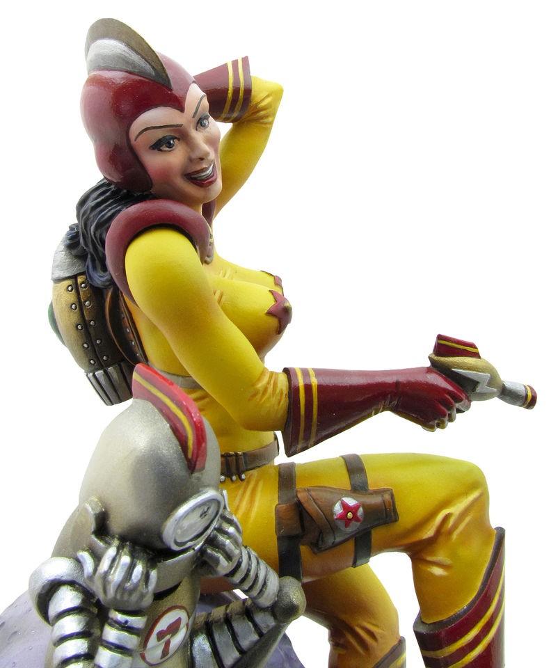 Jimmy Flintstone Rocket Girl Resin Figure Kit