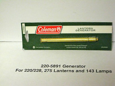 Coleman Lantern Generator 220, 228, 275 Part 220E5891 Some Lamps