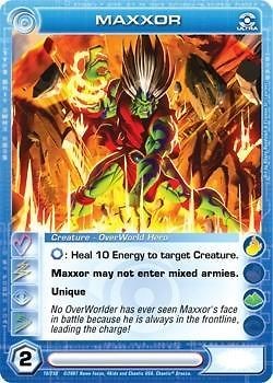   MAXXOR Chaotic Ultra Rare Foil Card & Code RANDOM STATS Dawn of Perim