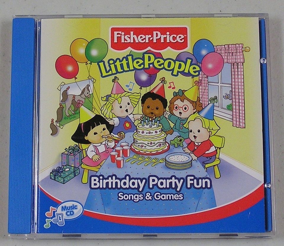 Little People Birthday Party Fun by Fisher Price (CD, Jan 2002 