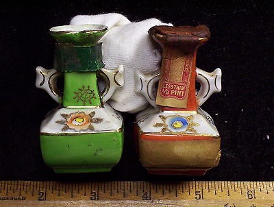 VINTAGE MINIATURE JAPANESE LIQUOR BOTTLE SET COLLECTABLE IMPORT NY 