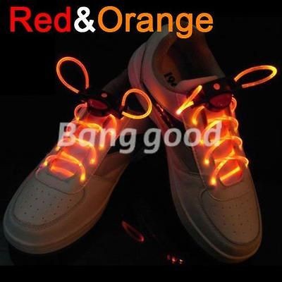   LED Light Up Shoe Shoelaces Shoestring Party Flash Glow Stick Strap