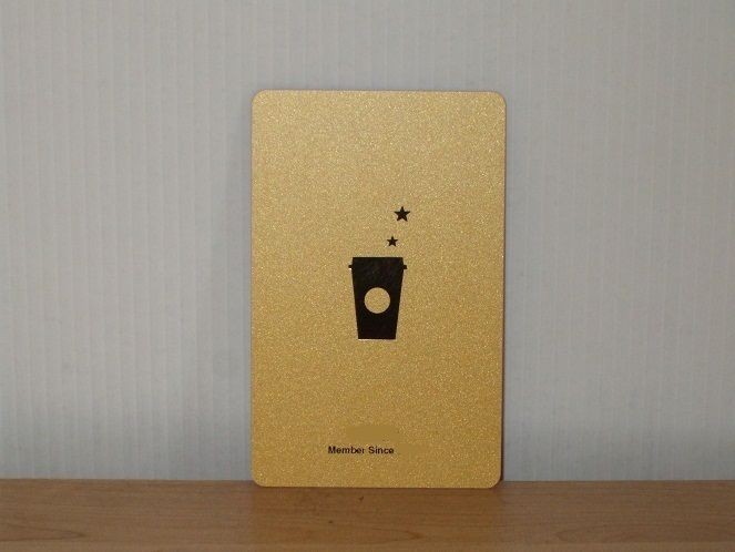 Starbucks Coffee China My Starbucks Rewards Gold VIP Card