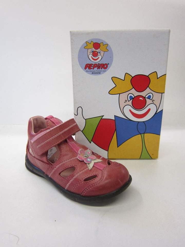 GIRLS PEPINO RICOSTA CLOSED IN SANDAL EDITA PINK LEATHER