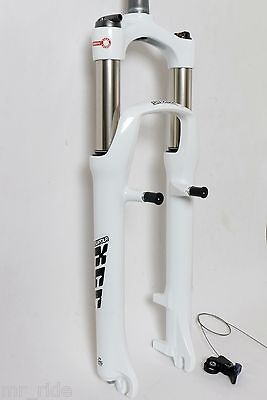 mr_ride] 2012 SR SUNTOUR XCR MTB Suspension Remote Lockout Fork White