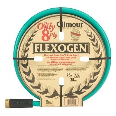 NEW Gilmour 8 Ply Flexogen Green Garden Watering Yard Hose 1/2 Inch x 