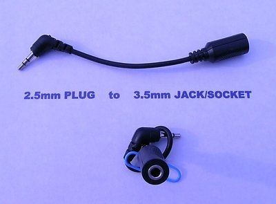 5mm Right Angle PLUG to 3.5mm Stereo Adaptor   Great for ACC2 in the 