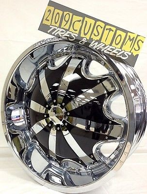 22 INCH RIMS WHEELS +34 RW130 CHROME 5X108 JAGUAR S TYPE 2003 2004 