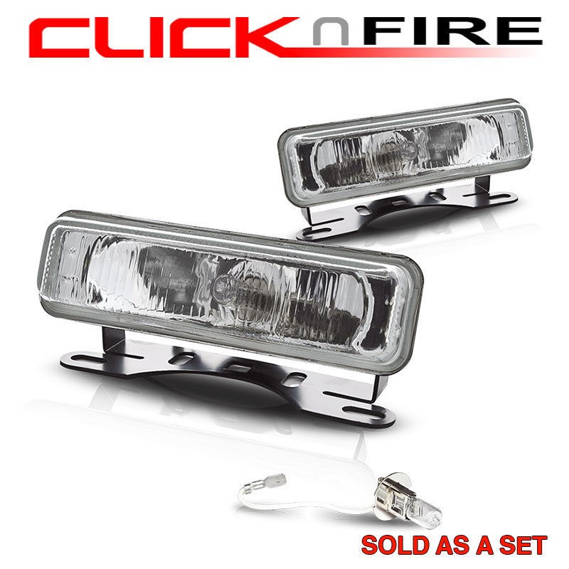   UNIVERSAL LIGHTS CLEAR HALOGEN DRIVING LAMP BUMPER FOG LIGHT