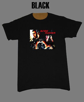 Blade Runner Harrison Ford cult movie Black T Shirt