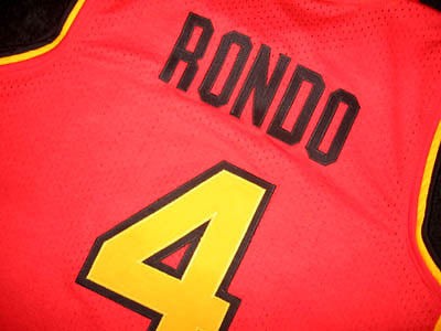 RAJON RONDO OAK HILL HIGH SCHOOL JERSEY RED   ANY SIZE