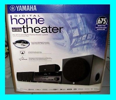 YAMAHA YHT 597 5.1 CHANNEL HOME THEATER IN A BOX SPEAKER SYSTEM YHT 
