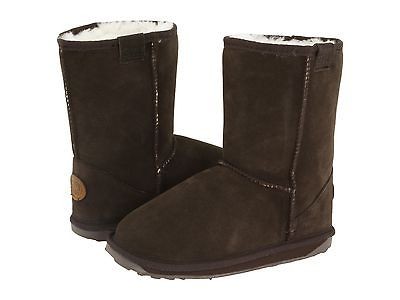 EMU Australia Wallaby Lo Boot kids size 8 Chocolate Brown