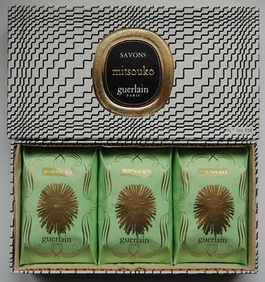 Vintage 1965 Guerlain * Mitsouko * 3 bars of Perfumed Soaps 80g X 3 