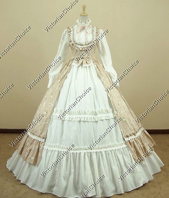 Victorian Gothic Lolita Dress Ball Gown Prom Steampunk Punk D190 XL