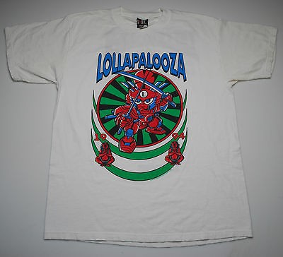 VINTAGE LOLLAPALOOZA MUSIC FESTIVAL 94 T  SHIRT 1994 1990S XL 