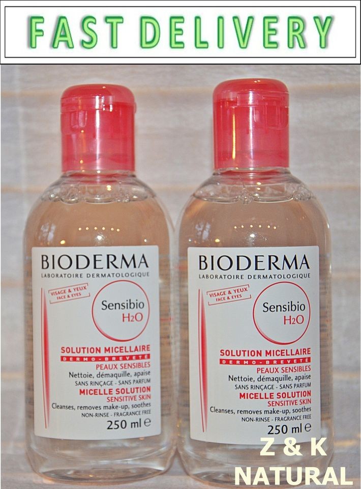 BIODERMA CREALINE ( SENSIBIO )H2O MICELLE SOLUTION 2x250ml( Best offer 