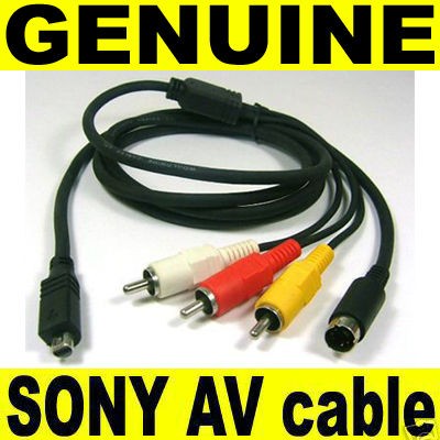 AV A/V Lead Cable Cord for SONY Handycam/Camcorder Video Image to VCR 