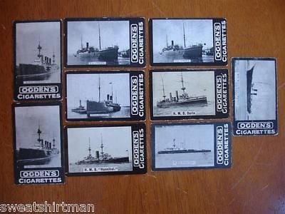   Ogden Cigarette Ship photo Card HMS Doris Hannibal Powerful SS Creek