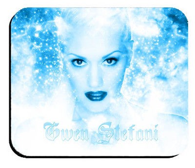 GWEN STEFANI MOUSEPAD NEW MOUSE PAD MAT BLUE GWEN 1