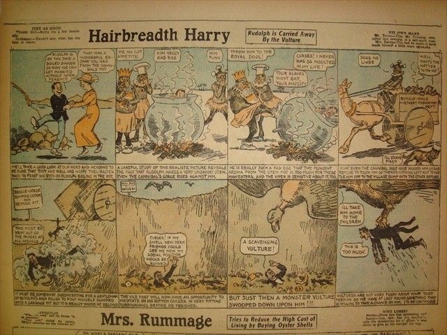 270605WQ COMIC HAIRBREADTH HARRY C W KAHLES SEP 28 1913