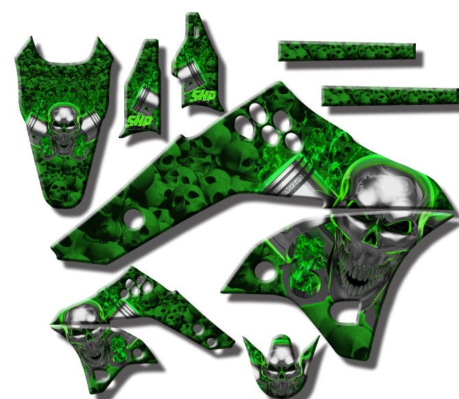 2004 2005 KXF250 GRAPHIC KAWASAKI DECAL KXF 250 KX250F