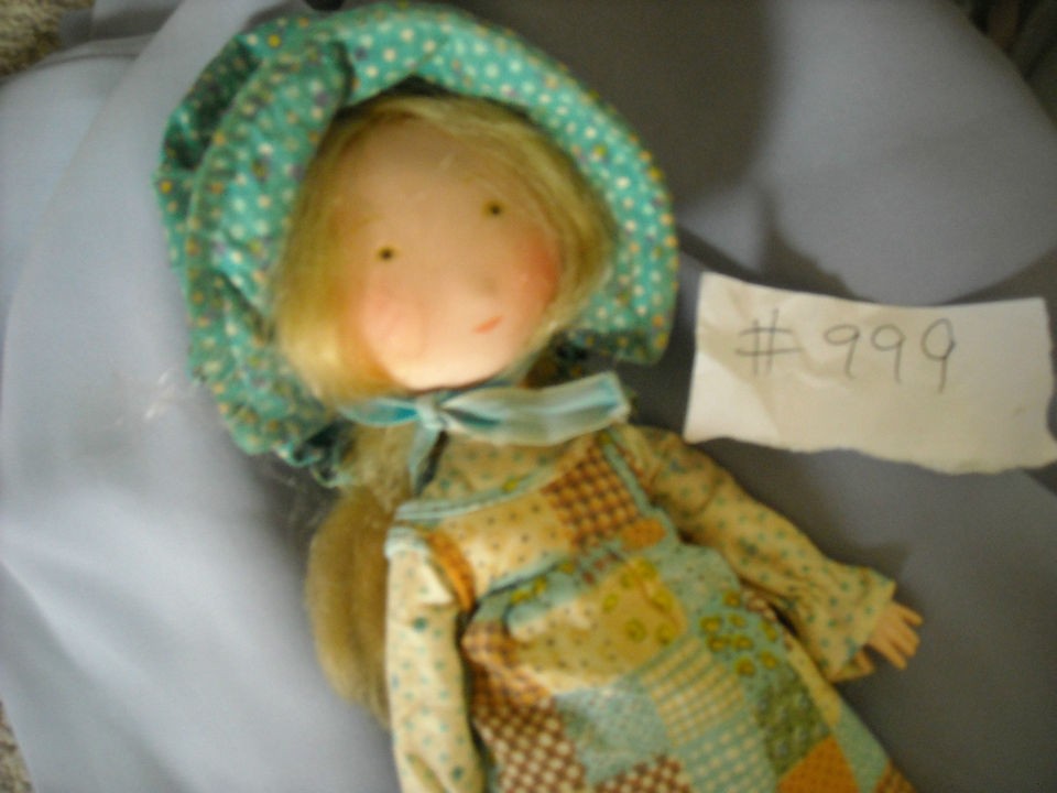 RARE vinyl plastic rubber 10 Vintage Holly hobbie hobby original doll 