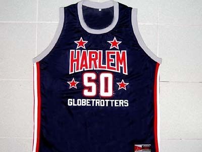 REECE GOOSE TATUM HARLEM GLOBETROTTERS JERSEY BLUE NEW ANY 