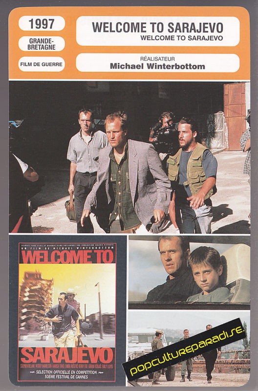 WELCOME TO SARAJEVO 1997 Woody Harrelson 5x8 PHOTO CARD