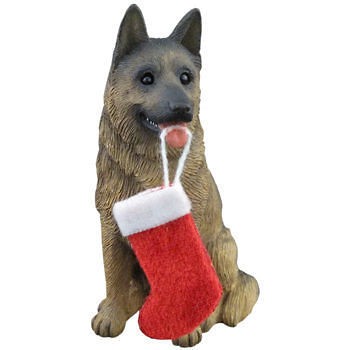 SANDICAST Sculpture Dog Christmas Ornament XSO16001 GERMAN SHEPHERD 