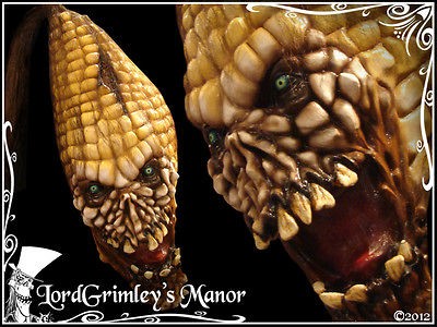 NEW 2012 Evil Corn Latex Halloween Mask Prop Horror Scarecrow