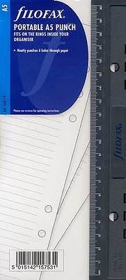 FILOFAX PORTABLE HOLE PUNCH A5 SIZE ORGANIZER INSERT (340119) $20