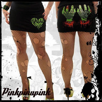 Kreepsville 666 Cold Dead Hands Mini Skirt Punk Zombie Goth Horror 