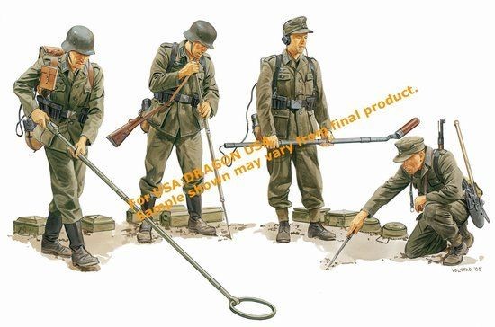 Dragon Models 1/35 German Mine Detector Team Gen 2