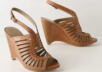   RAISE THE BARS SLINGBACKS SIZE 8.5 BY B. MAKOWSKY WEDGES