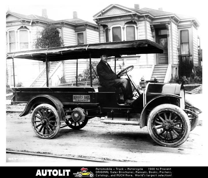 1914 Willys Overland Utility Truck Factory Photo