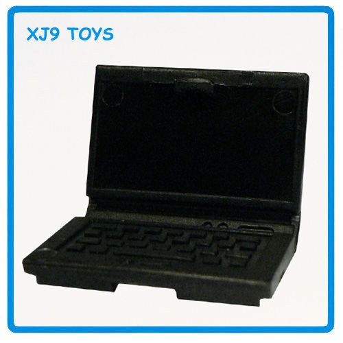 NEW LEGO Minifig Black Computer Laptop Super Rare Part