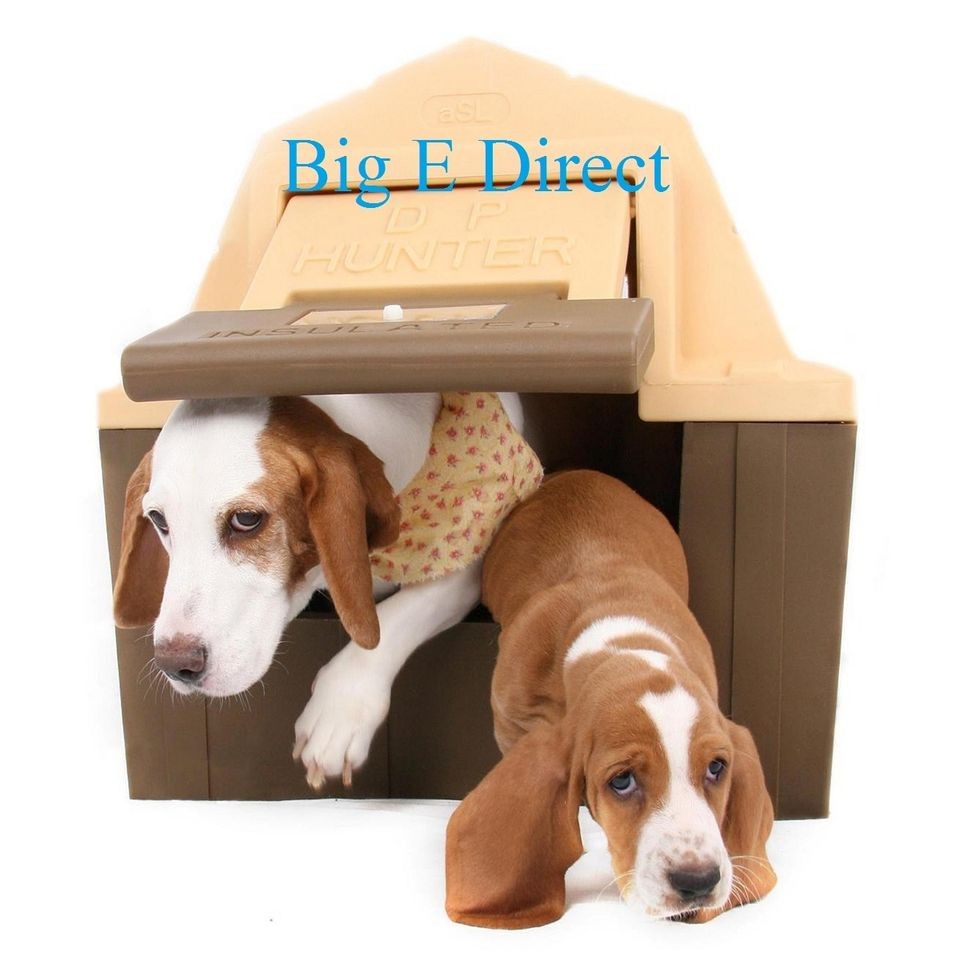   DP Hunter Insulated Molded Plastic Dog House w Floor Heater small