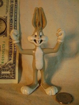 Looney Tunes BUGS BUNNY Figure Warner Bros BENDY BENDABLE