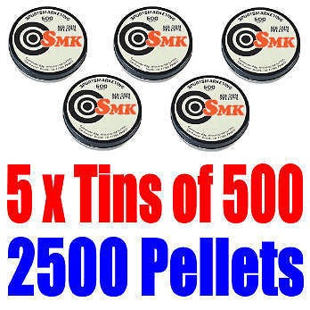 Tins of 500 x .177 Caliber Air Pistol Rifle Pellets