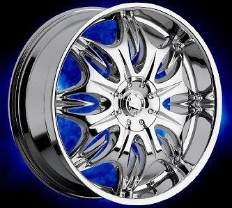 20 inch Incubus Jinx chrome wheels rims 6x5.5 6x139.7