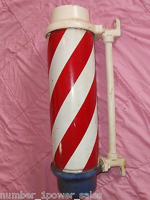 ANTIQUE,1920​s  40sPORCELA​IN BARBER SHOP POLE 