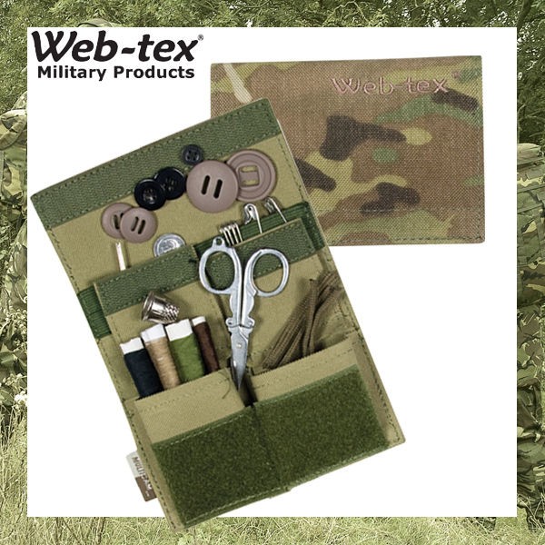 Web tex Sewing Kit Set MULTICAM MTP Camo Army Cadet Travel Military 