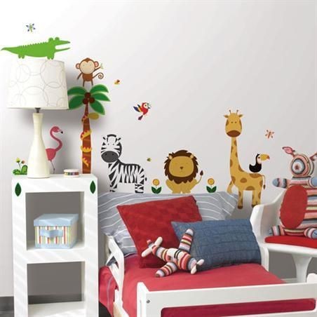   BiG Wall Stickers JUNGLE Room Decor SAFARI Nursery Decals KIDS BM1