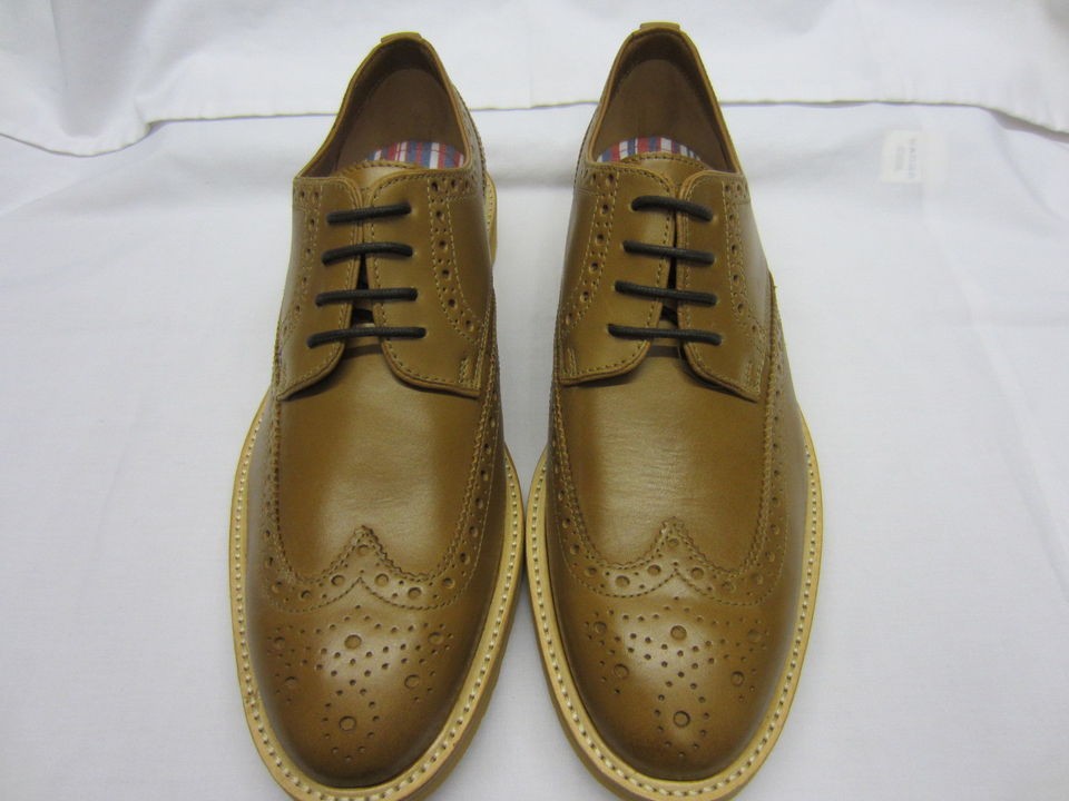 Clarks Flotilla Sun Light Brown Leather Mens Brogues G Fitting