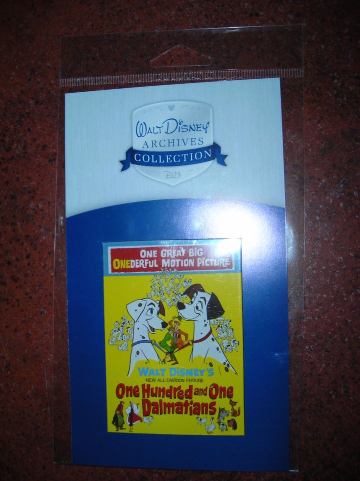 WALT DISNEY Archives Collection 101 Dalmatians Vintage Poster Magnet 